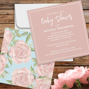 Bonito Rosa Bebé Botánico Rosa Bouquet Cute