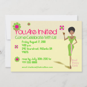 Bonito rosa perfecto con invitación verde