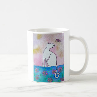 Bonito, taza del arte de la acuarela