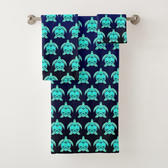 Bonito Turquesa azul turquesa patrón verde azulado (In situ)