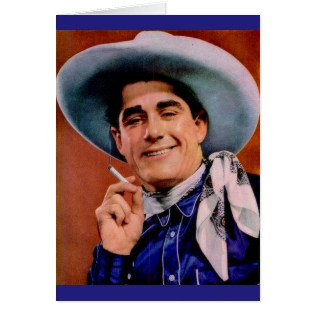 bonito vaquero con cigarrillo (Frente)