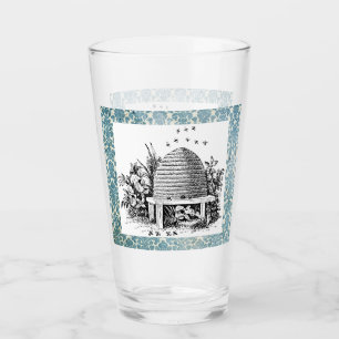 Bonito Vintage Bee Hive y Damask
