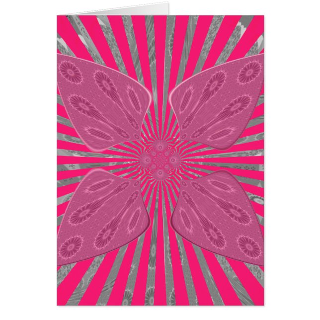 Bonito Vivid Pink Hermoso arte fantástico (Frente)