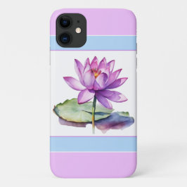 Bonito Water Lily iPhone 11 Funda Lilac