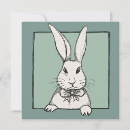 Bonito y divertida cosecha Feliz Conejo de Pascua