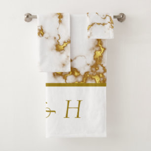 Bonito y elegante diseño de monogramas de mármol m