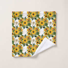 Bonito Yellow Sunflower Bouquet Dragonflies