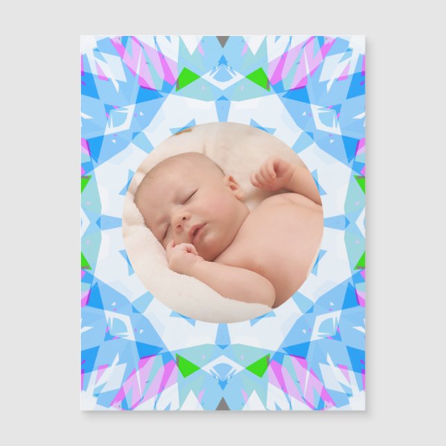 Bonitos azules suaves pasteles Personalizado foto  (Anverso)