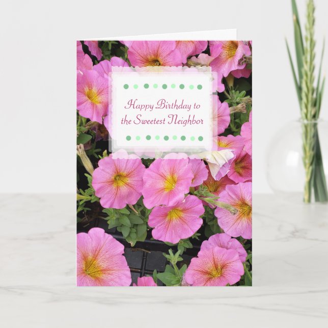 Bonitos de tarjetas de Personalizado de cumpleaños (Anverso)