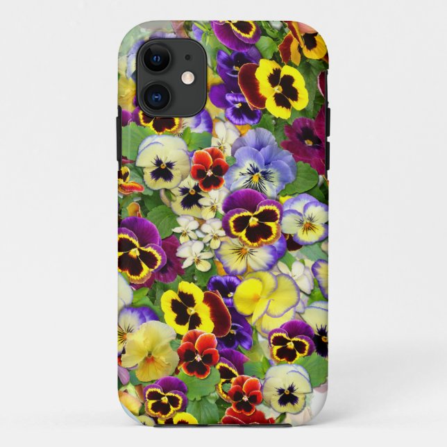 Bonitos Pansies ~ iphone 5 Funda (Reverso)