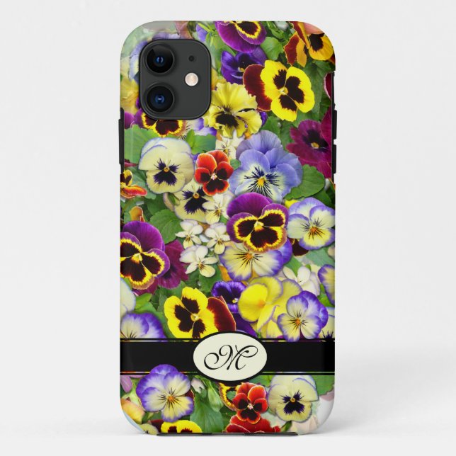 Bonitos Pansies ~ iPhone 5 Funda (Reverso)
