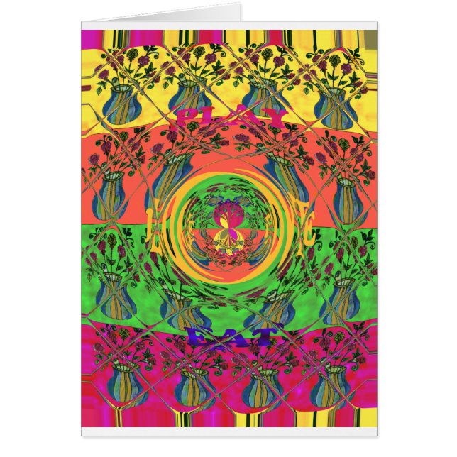 Bonitos y agradables diseños florales. (Frente)