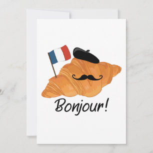 Bonjour Croissant francés - Comida divertida en Fr
