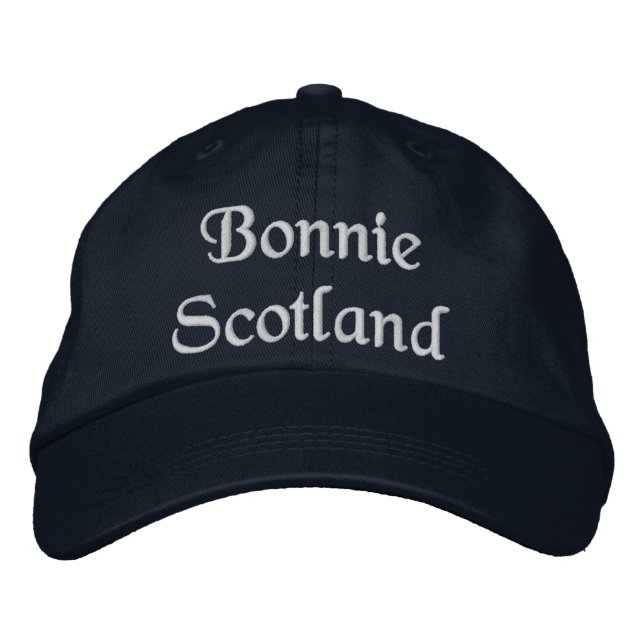 Bonnie Scotland gorra - un recuerdo escocés de cal (Anverso)