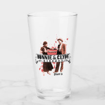 Bonnie y Clyde Hideout: Vidrio de Cerveza