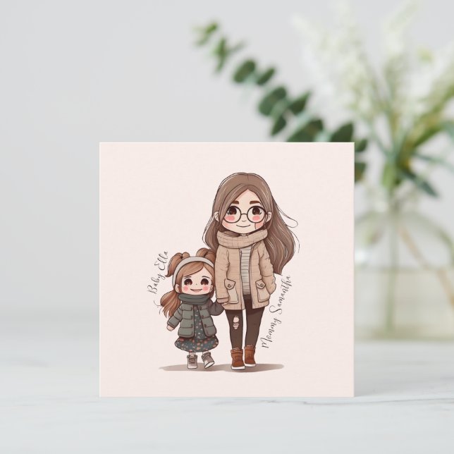 Bono de mamá y hija Adorable (5) (Anverso de pie)