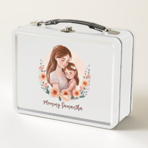 Bono de mamá y hija adorables - Marco floral