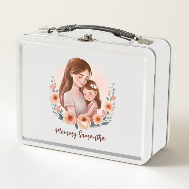 Bono de mamá y hija adorables - Marco floral (Anverso)
