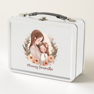 Bono de mamá y hija adorables - Marco floral