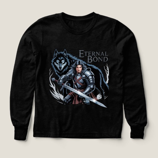 Bono eterno - Guerrero y su lobo. (Diseño frontal)