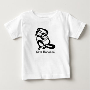 Bonobo de mono lindo - camiseta