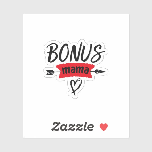 Bonus Mama Pegatina | Step Mom (Hoja)