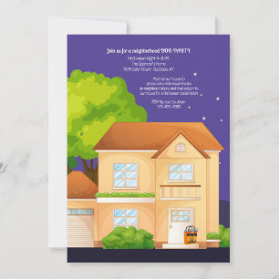 Boo a la invitación de Halloween de los vecinos