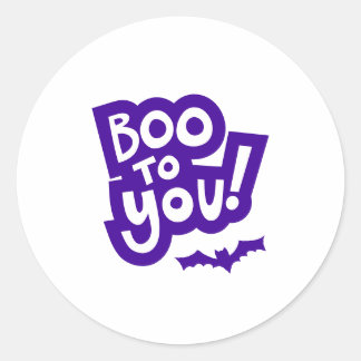Boo a los Pegatinas de Halloween