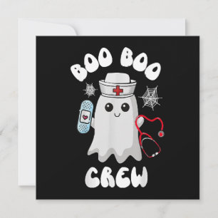 Boo Boo Crew Enfermera Bonita Fantasma Divertido H