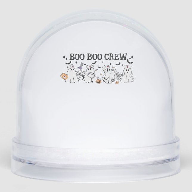 boo Boo Crew Halloween Classic T-Shirt (Anverso)