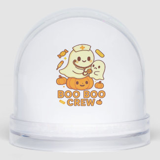 Boo Boo Crew Nurse Funny Halloween Ghost Nurse Gir