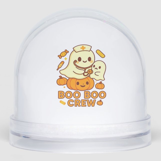Boo Boo Crew Nurse Funny Halloween Ghost Nurse Gir (Anverso)
