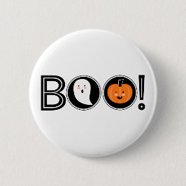 ¡Boo! botón de retroceso de Halloween