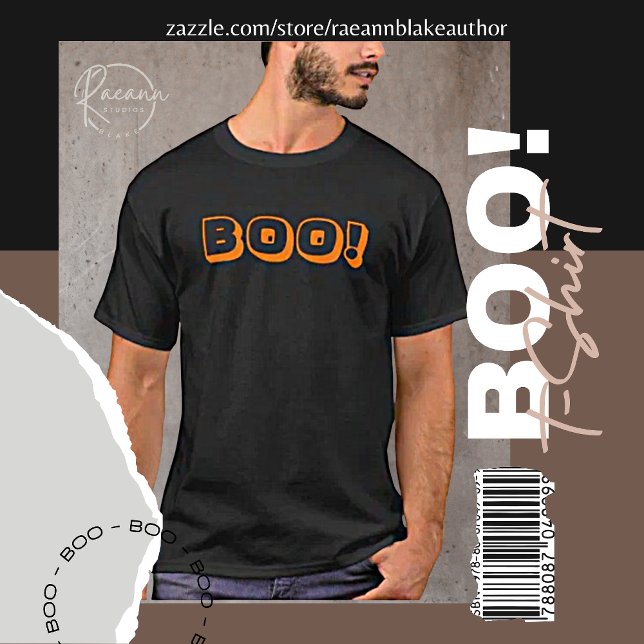 ¡BOO! Camiseta de Halloween (Subido por el creador)