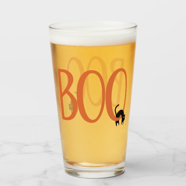 Boo con gato negro (Anverso (lleno))