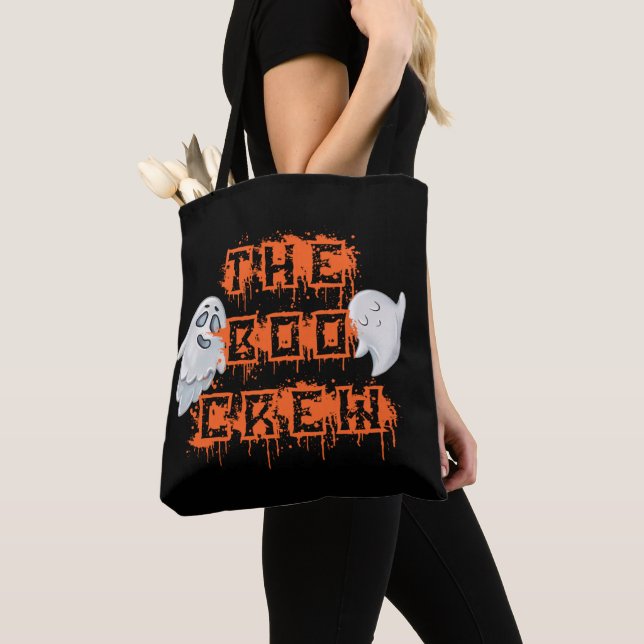 Boo Crew Hoja Blanca Fantasma Funny Bolsas de Hall (Detalle)