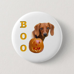 Boo Dachshund suave - botón