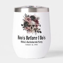 Boo de Halloween antes de la fiesta de la soltera