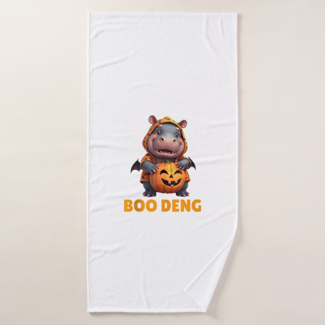 Boo Deng Tee Funny Moo Deng Costume Bebé Hippo Hal (Toalla de baño)