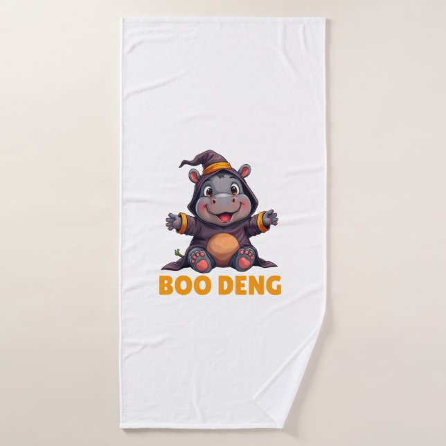 Boo Deng Tee Funny Moo Deng Costume Bebé Hippo Hal (Toalla de baño)