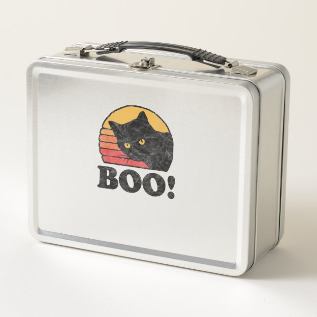 ¡Boo! Estilo De Gato De Ochenta Vintage Distancia  (Anverso)