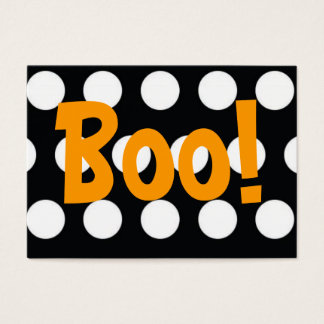 ¡Boo! Etiqueta de la bolsa de tratamiento