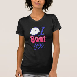Boo, feliz camiseta de Halloween