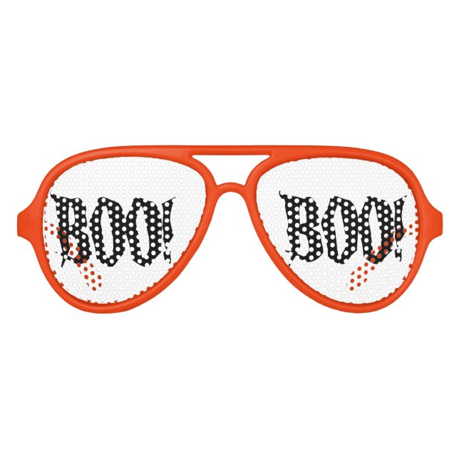 "¡Boo!" Gafas de fiesta (Anverso)