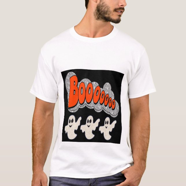 Boo Ghosts de camisetas (Anverso)