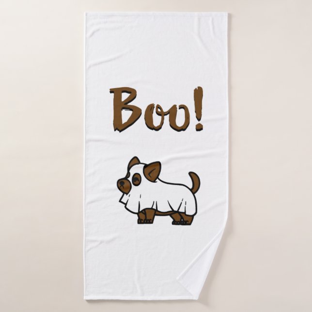 Boo Halloween (Toalla de baño)