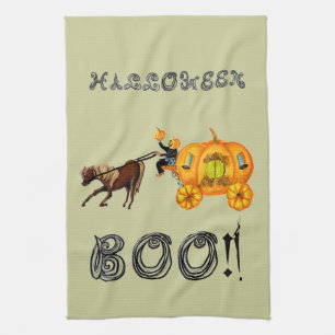 Boo Humble toalla de cocina de calabaza para cabal