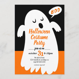 Boo - Invitación a la fiesta de Halloween