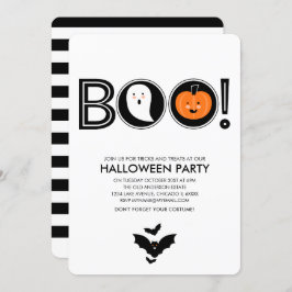 ¡Boo! Invitación a la fiesta de Halloween