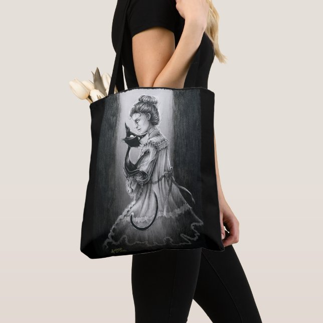 Boo Kitty Con Su Bolsa De Toque Fantasma (Detalle)
